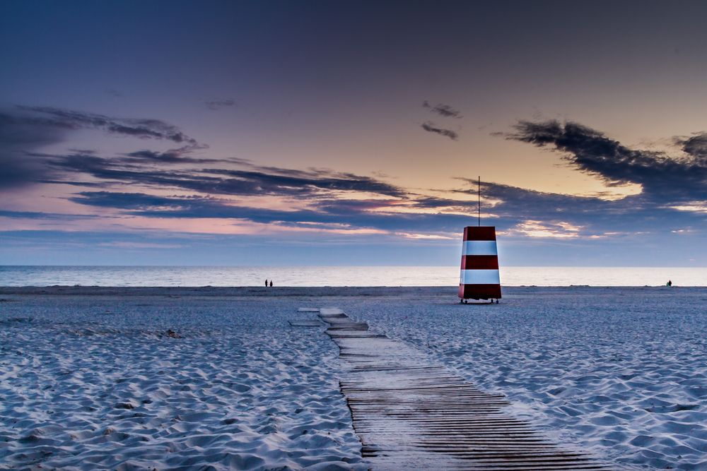 Sonnenuntergang in Henne Strand