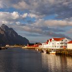 Sonnenuntergang in Henningsvær