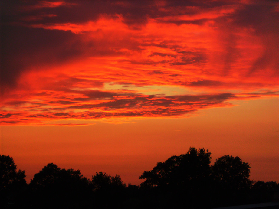 Sonnenuntergang in Henstedt-Ulzburg