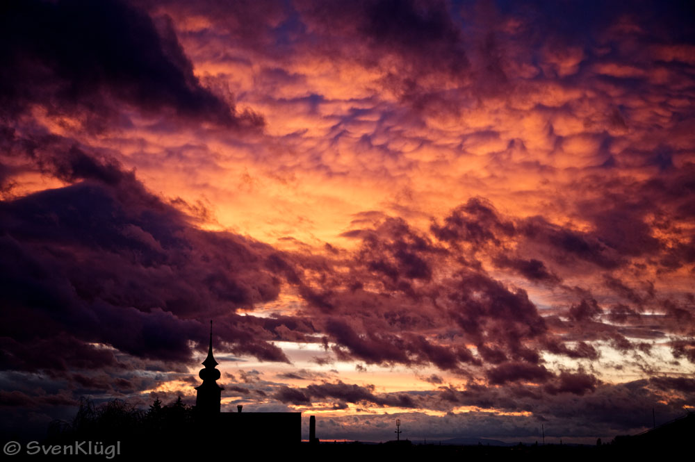 Sonnenuntergang in Heppenheim