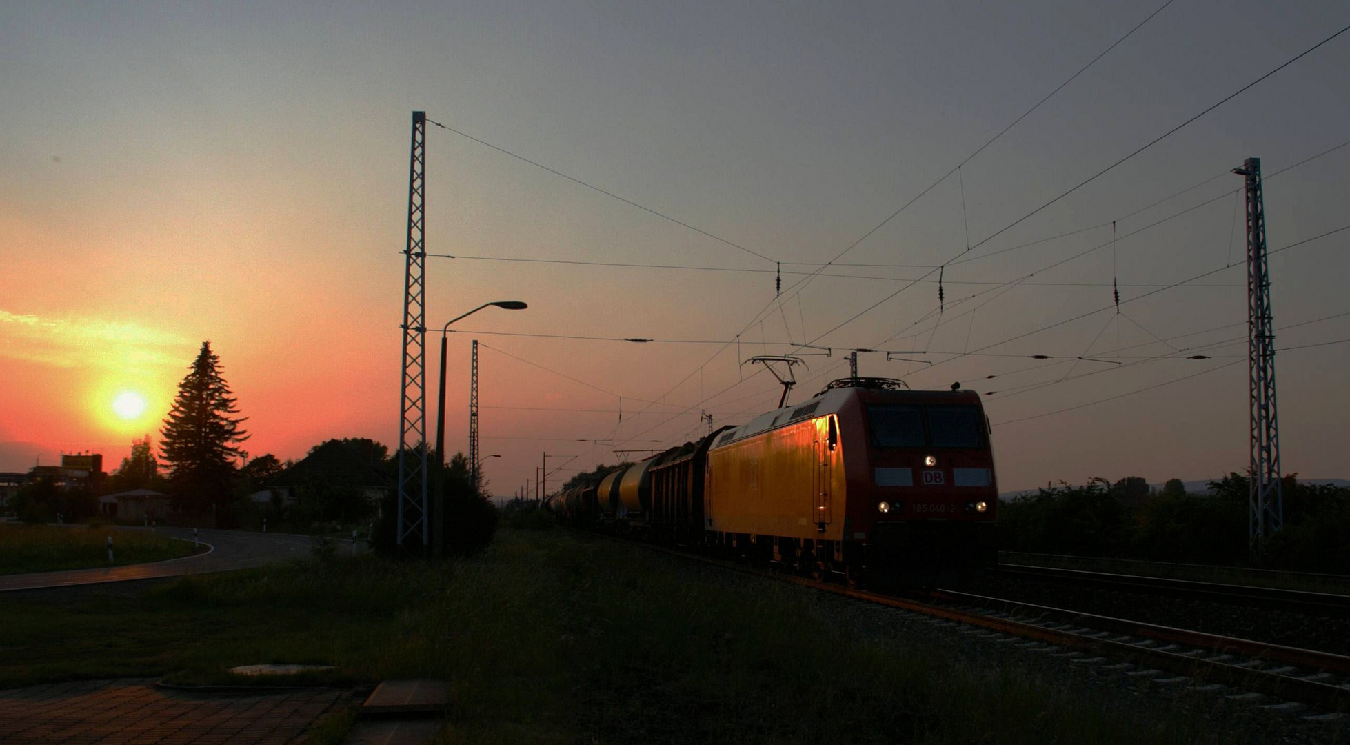 Sonnenuntergang in Heringen(Helme)