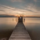 Sonnenuntergang in Herrsching am Ammersee