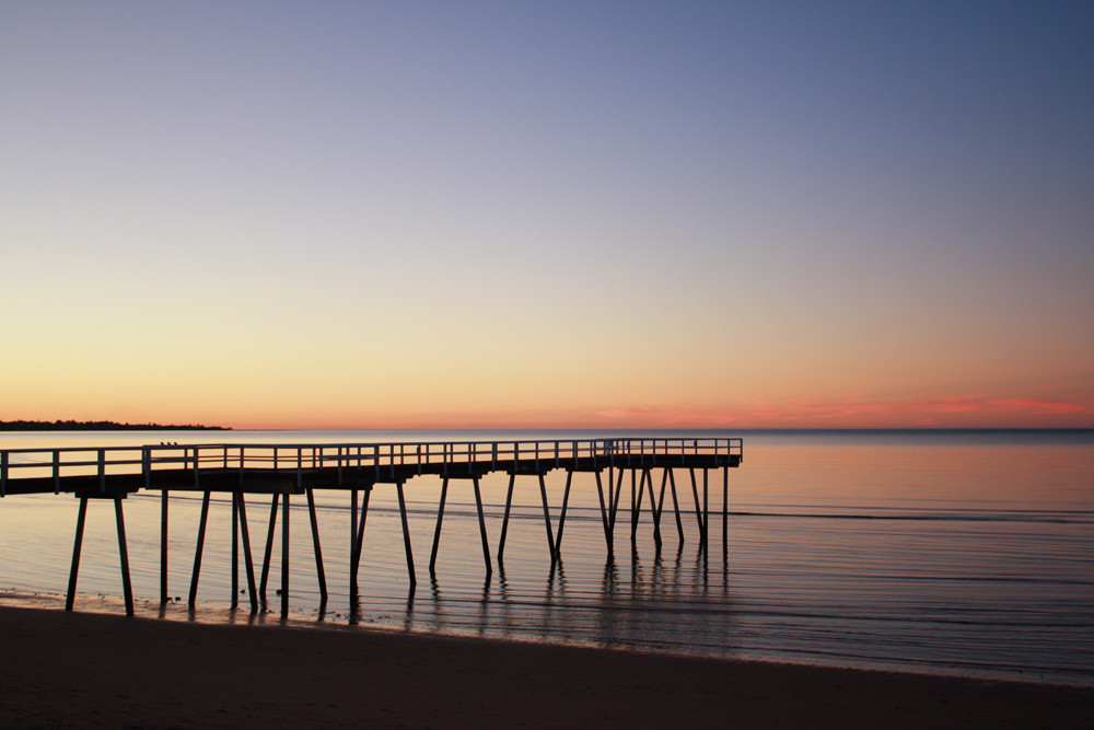 Sonnenuntergang in Hervey Bay