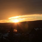 Sonnenuntergang in Hessen