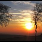 Sonnenuntergang in Hessen