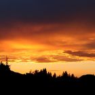 Sonnenuntergang in Hinterzarten