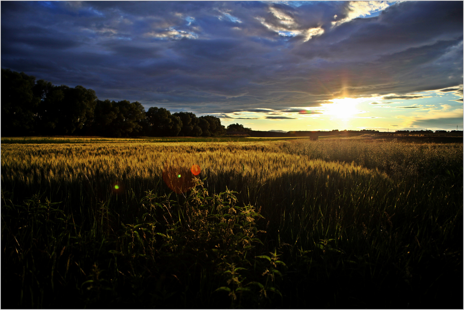 Sonnenuntergang in Hirm