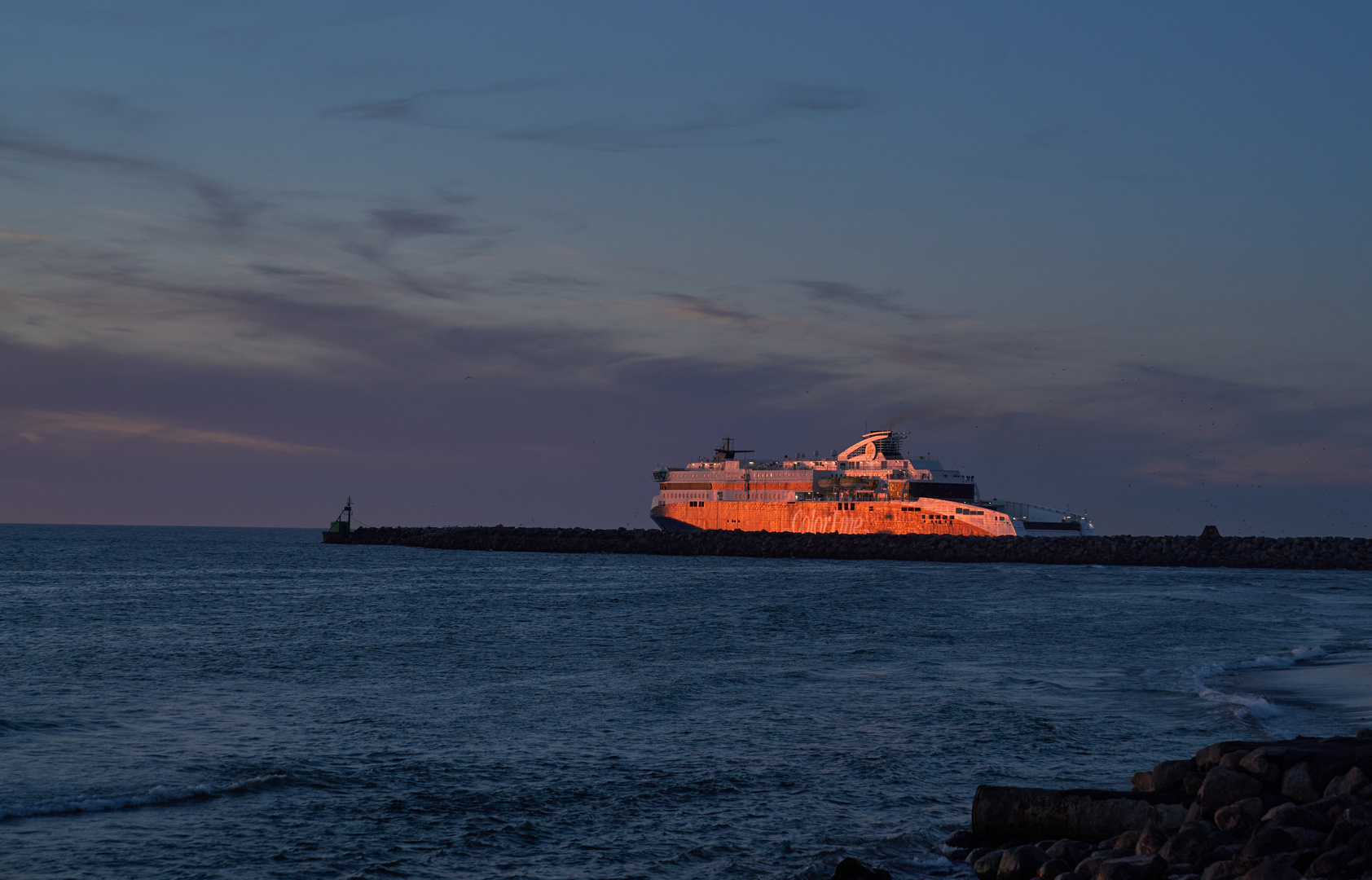 Sonnenuntergang in Hirtshals 2