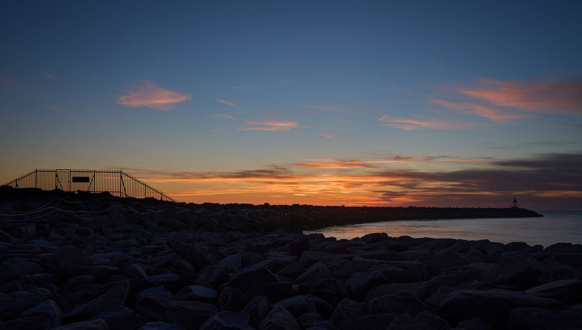 Sonnenuntergang in Hirtshals 5