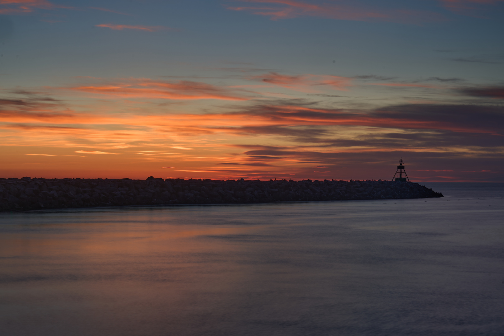 Sonnenuntergang in Hirtshals 6