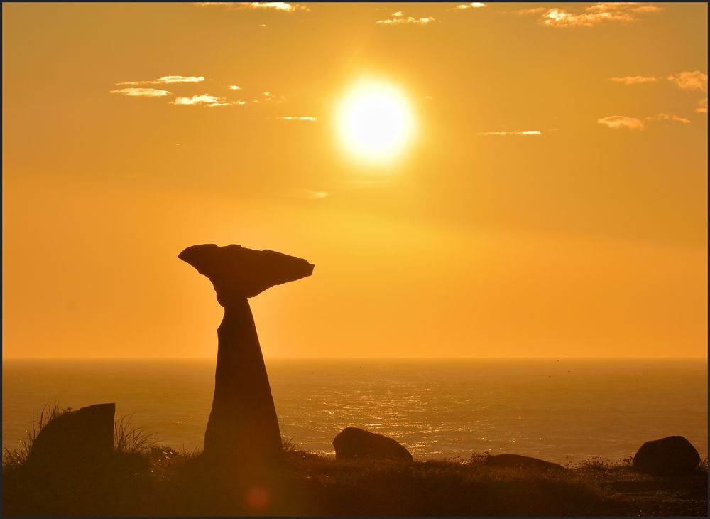 Sonnenuntergang in Hirtshals