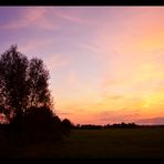 Sonnenuntergang in Höchstadt an der Aisch