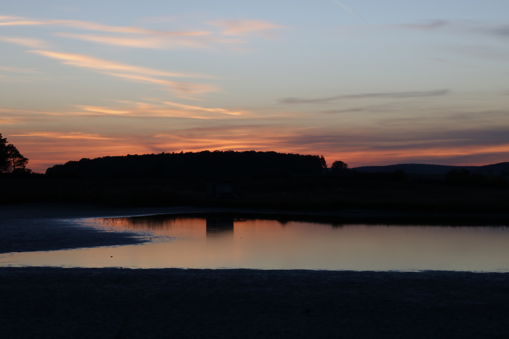 Sonnenuntergang in Höchstadt