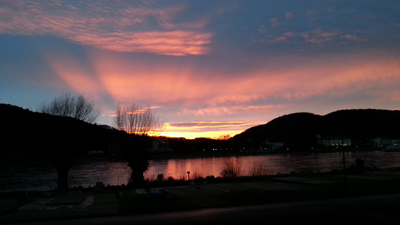 Sonnenuntergang in Hönningen1