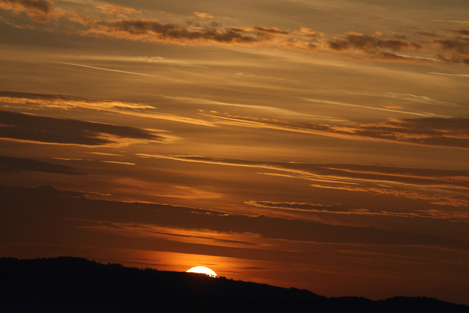 Sonnenuntergang in Hörleinsödt