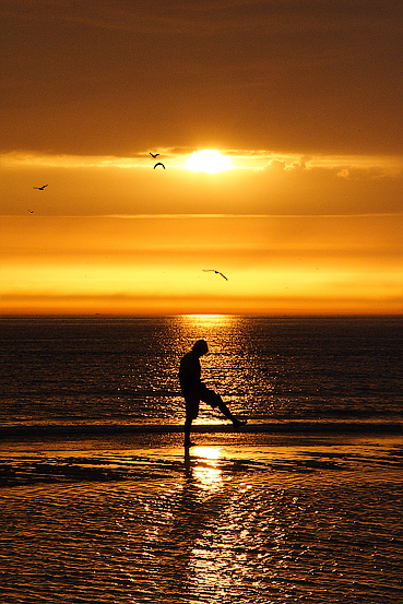 Sonnenuntergang in Holland