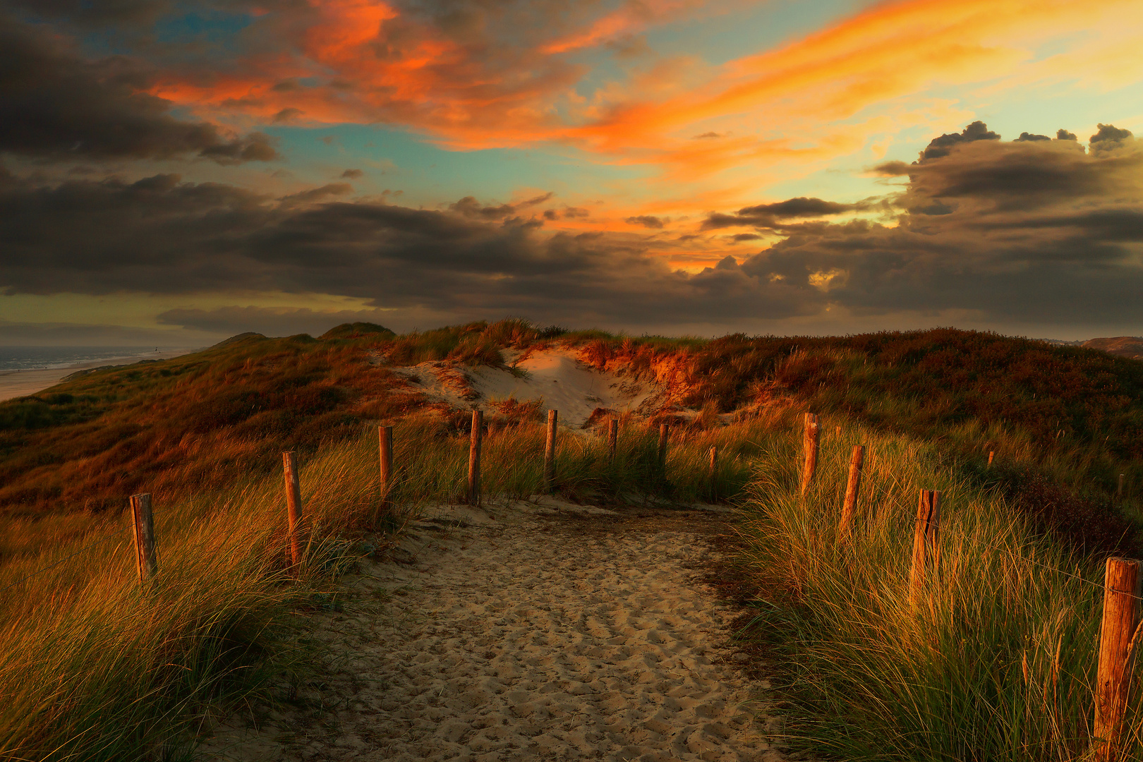 Sonnenuntergang in Holland