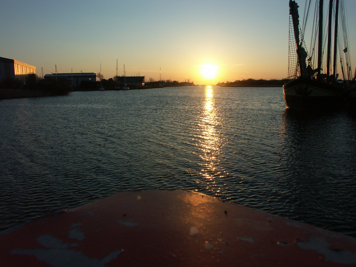 Sonnenuntergang in Holland