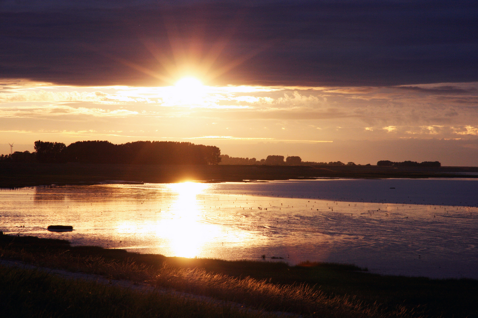 Sonnenuntergang in Holland