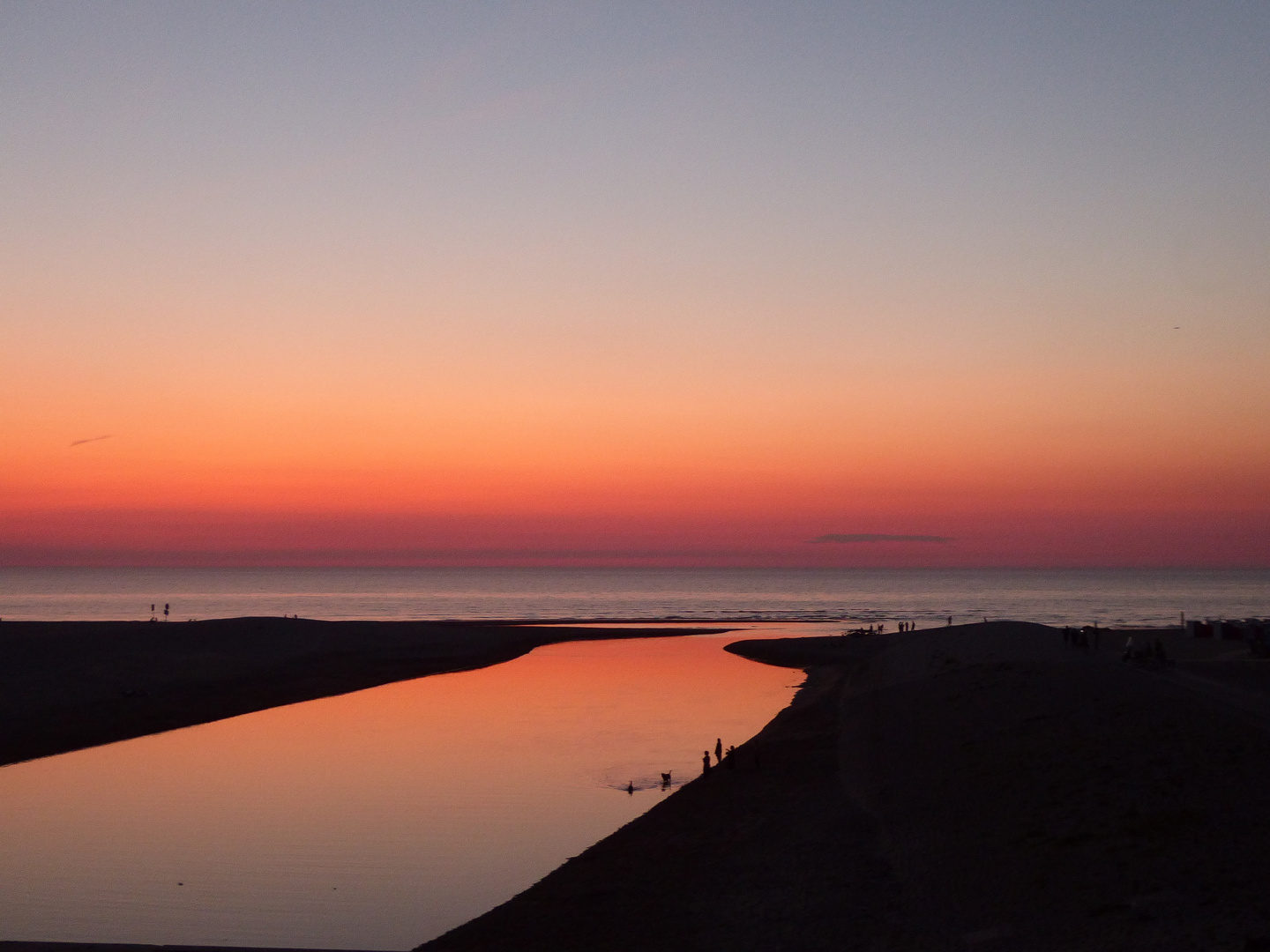 Sonnenuntergang in Holland