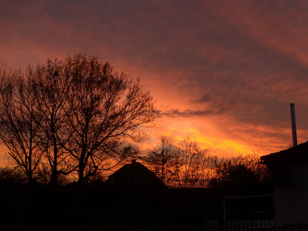 Sonnenuntergang in Hollenstedt /Northeim