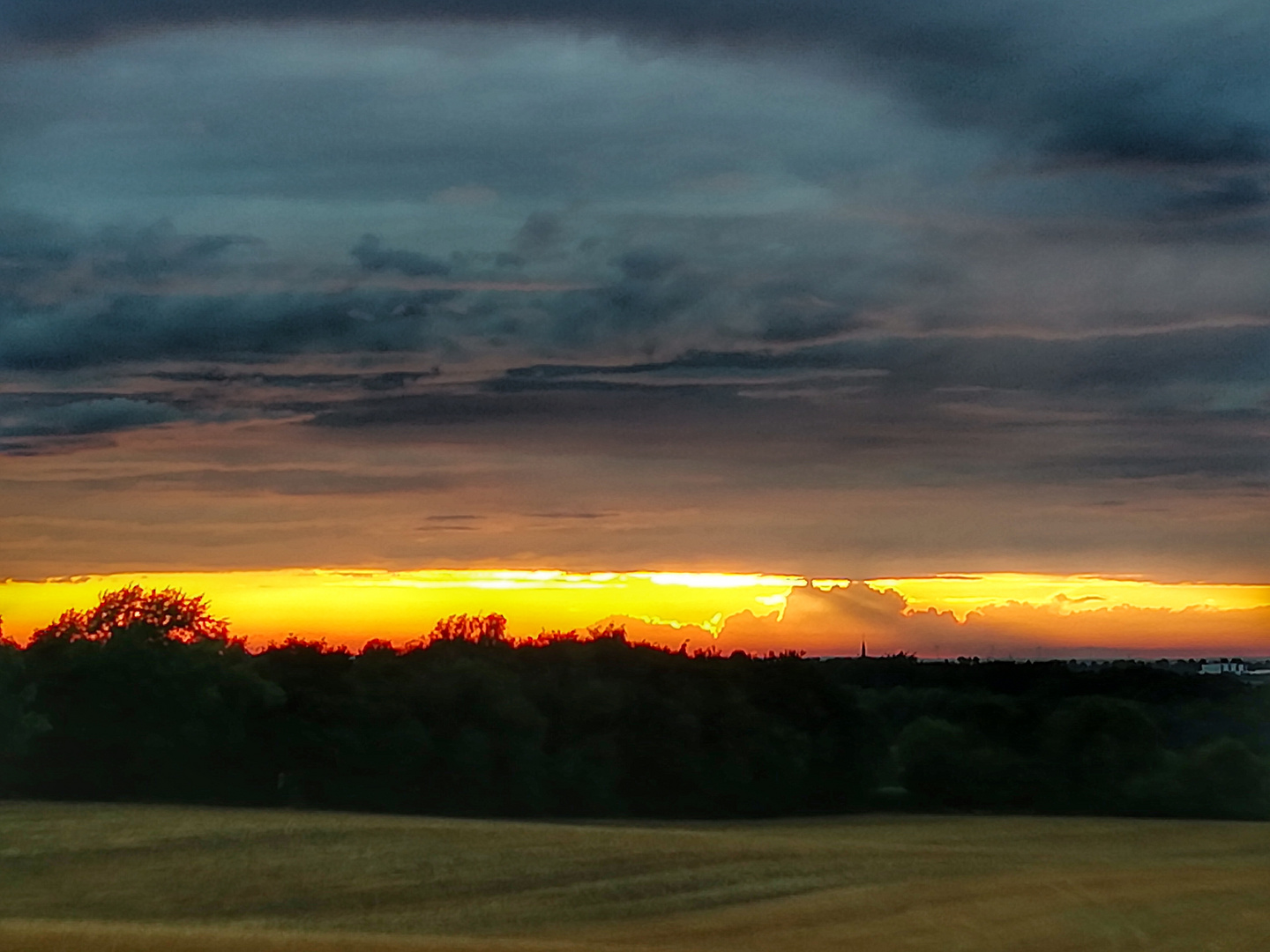 Sonnenuntergang in Holzwickede 