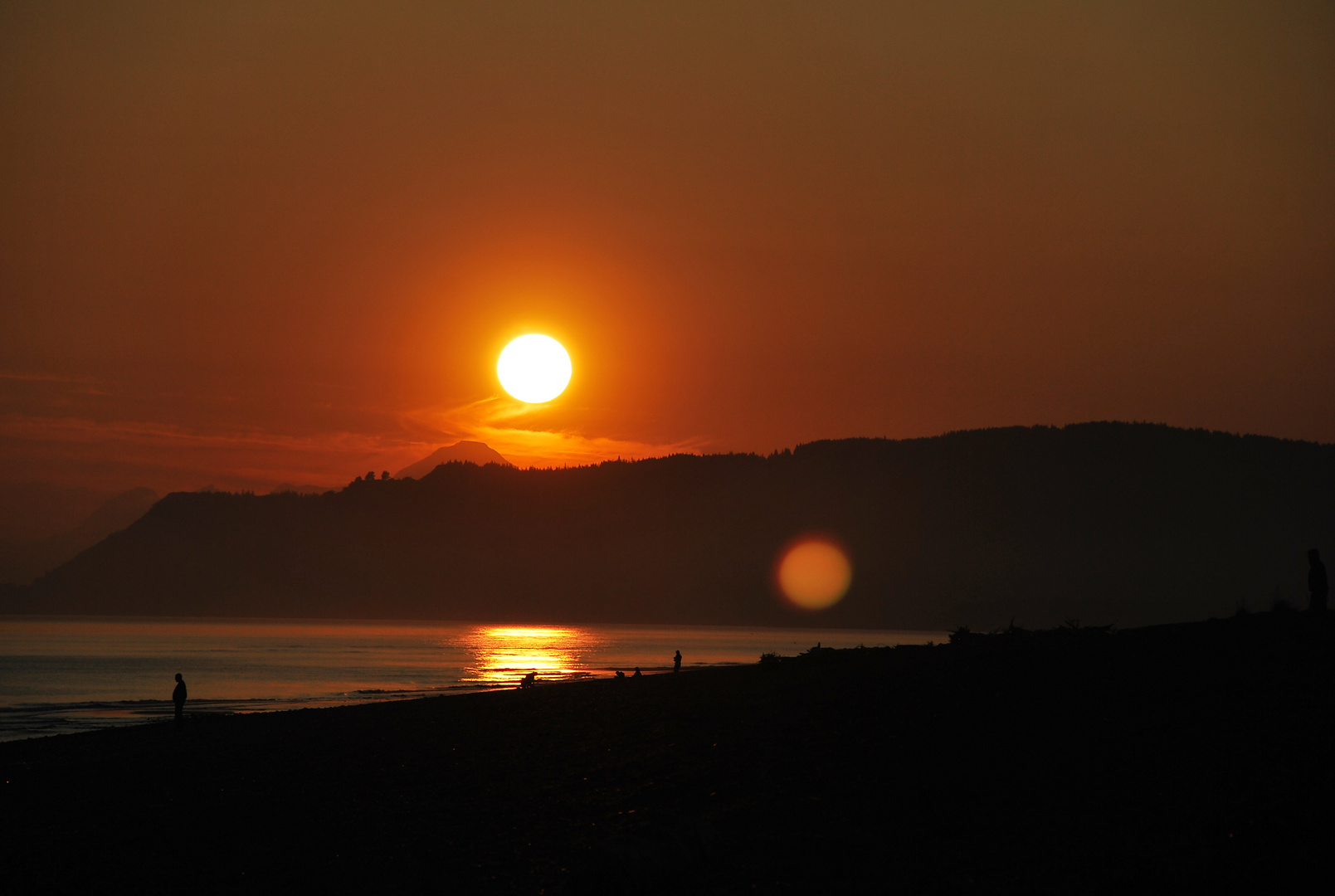 Sonnenuntergang in Homer/Alaska