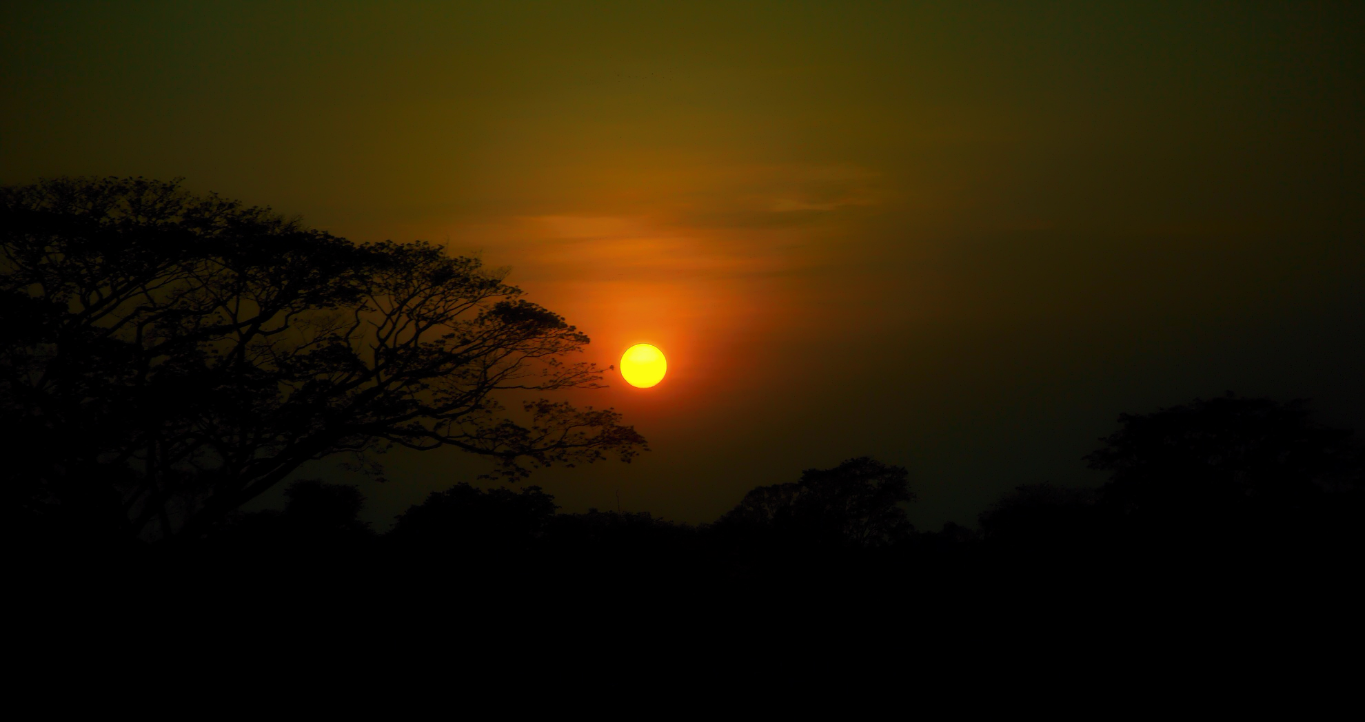 Sonnenuntergang in Honduras