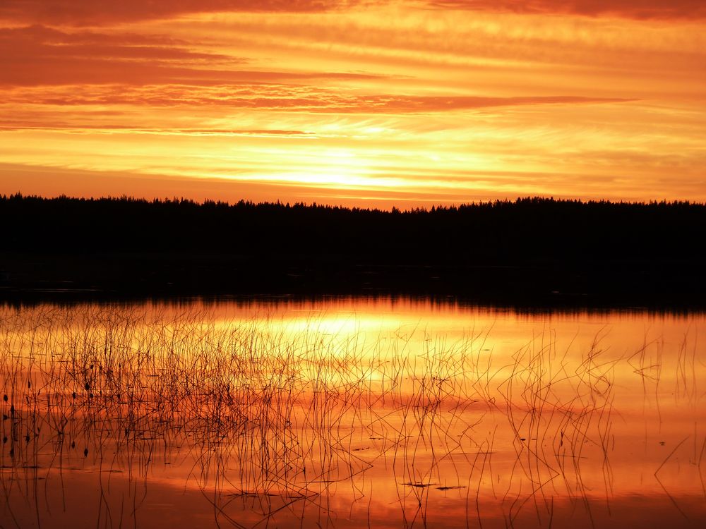 Sonnenuntergang in Hossa