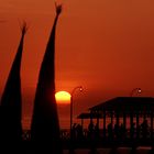 Sonnenuntergang in Huanchaco, Peru