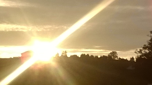 Sonnenuntergang  in Hünstetten