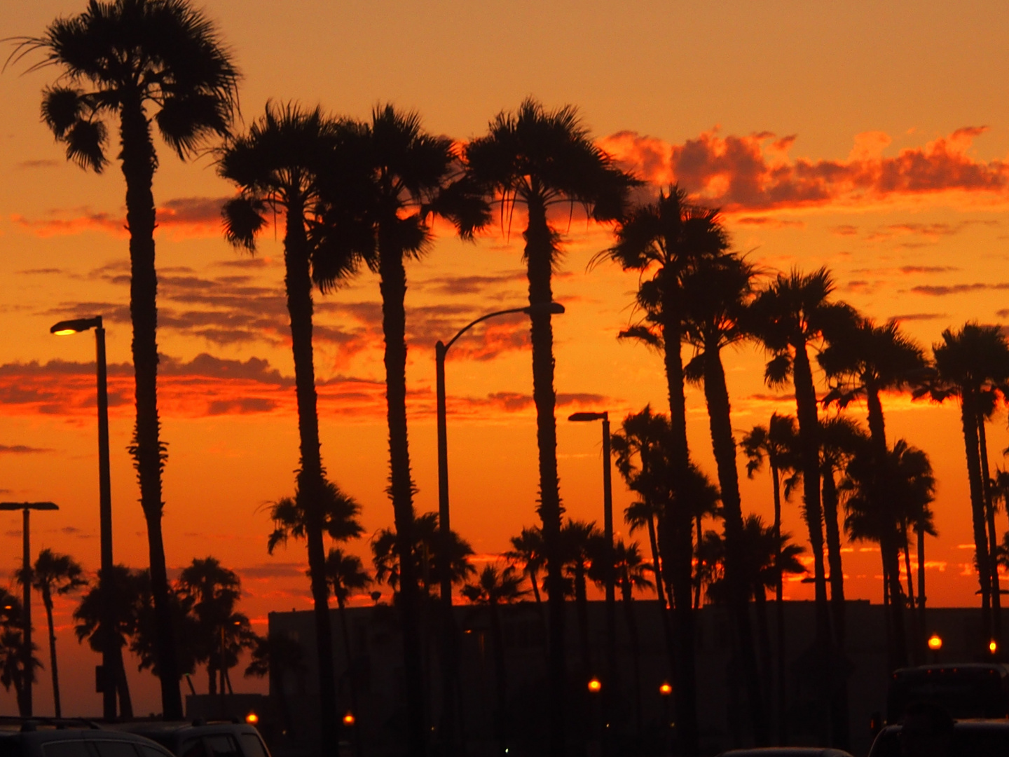 Sonnenuntergang in Huntington Beach