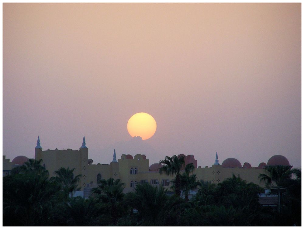 Sonnenuntergang in Hurghada