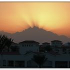 Sonnenuntergang in Hurghada im November 2016