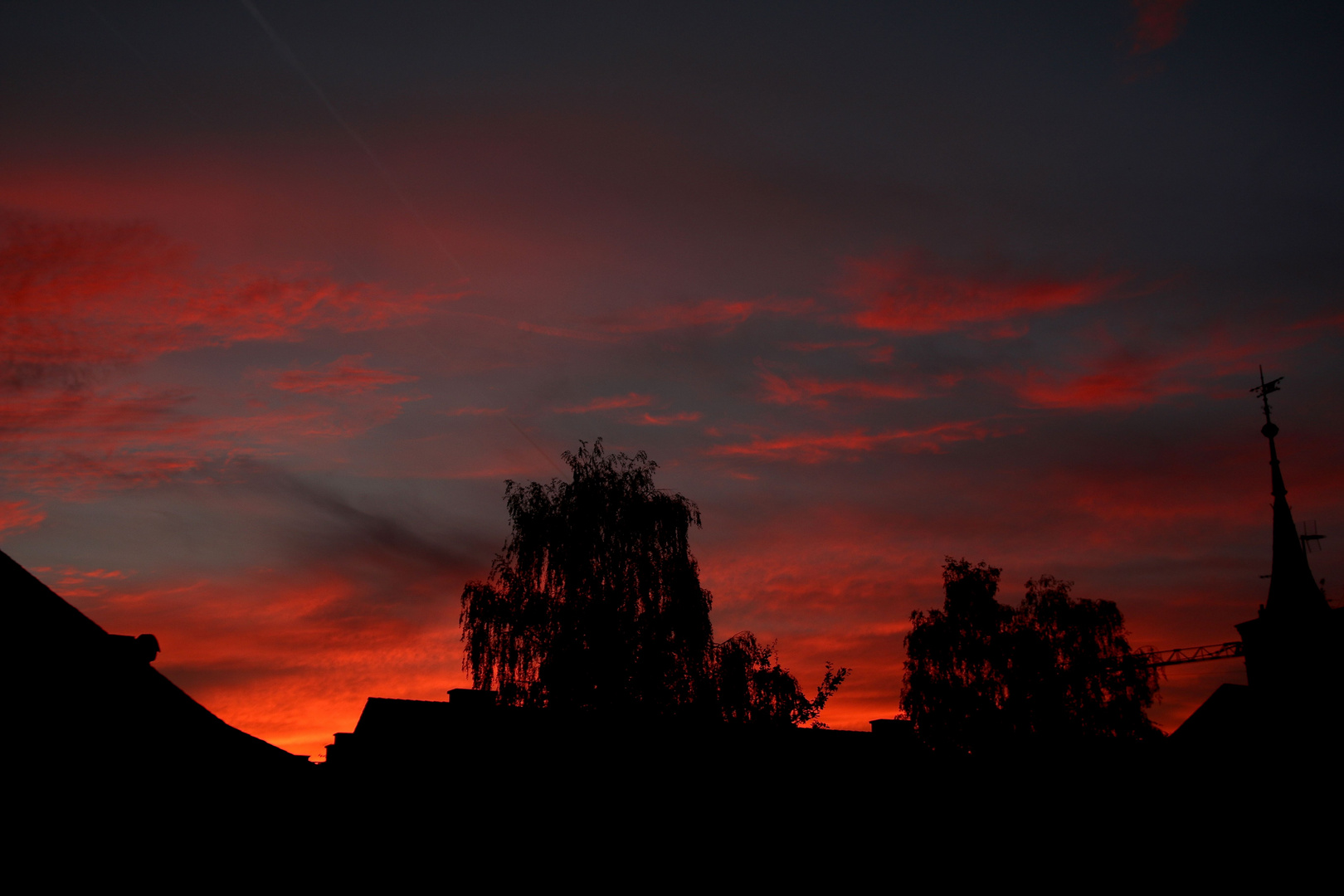 Sonnenuntergang in Idstein