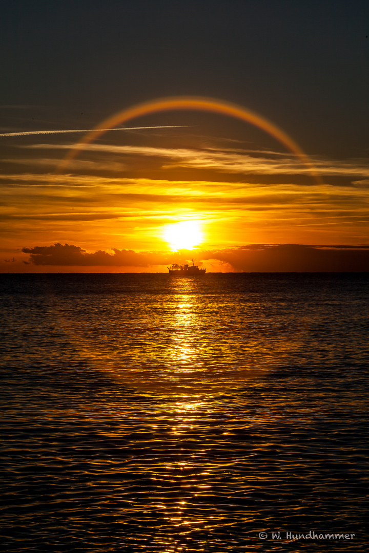 Sonnenuntergang in Iistrien