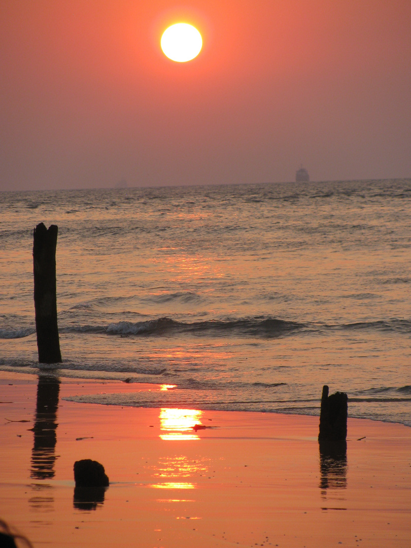 Sonnenuntergang in Indien