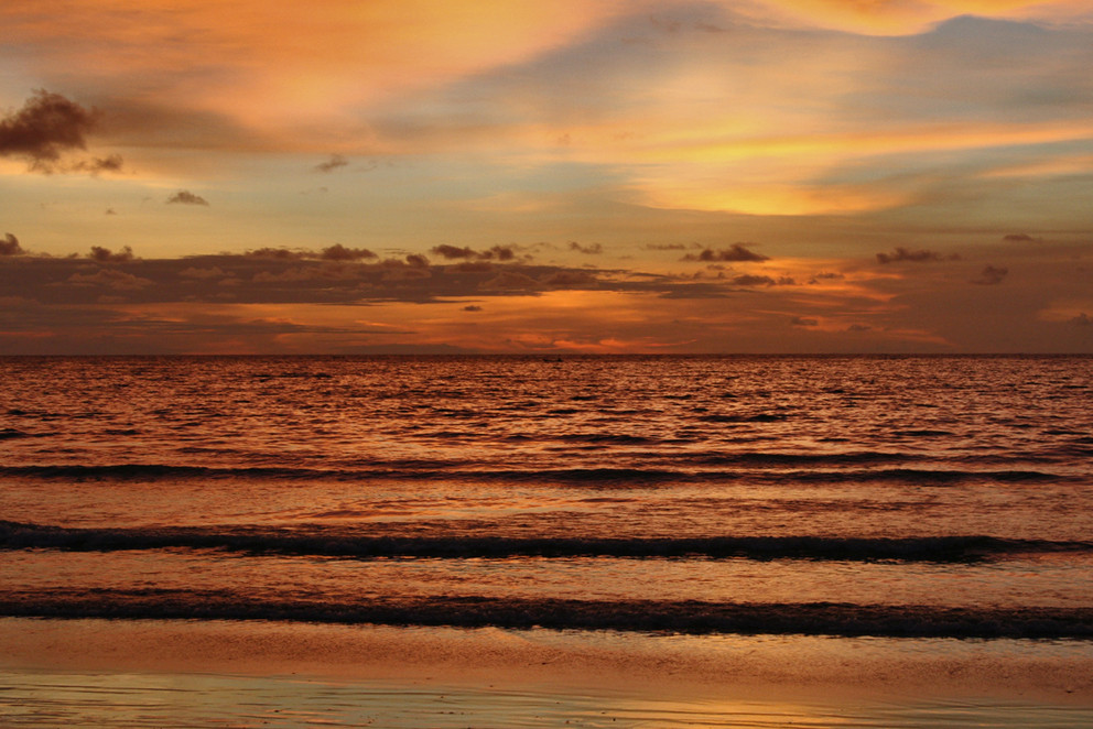 Sonnenuntergang in Indonesien