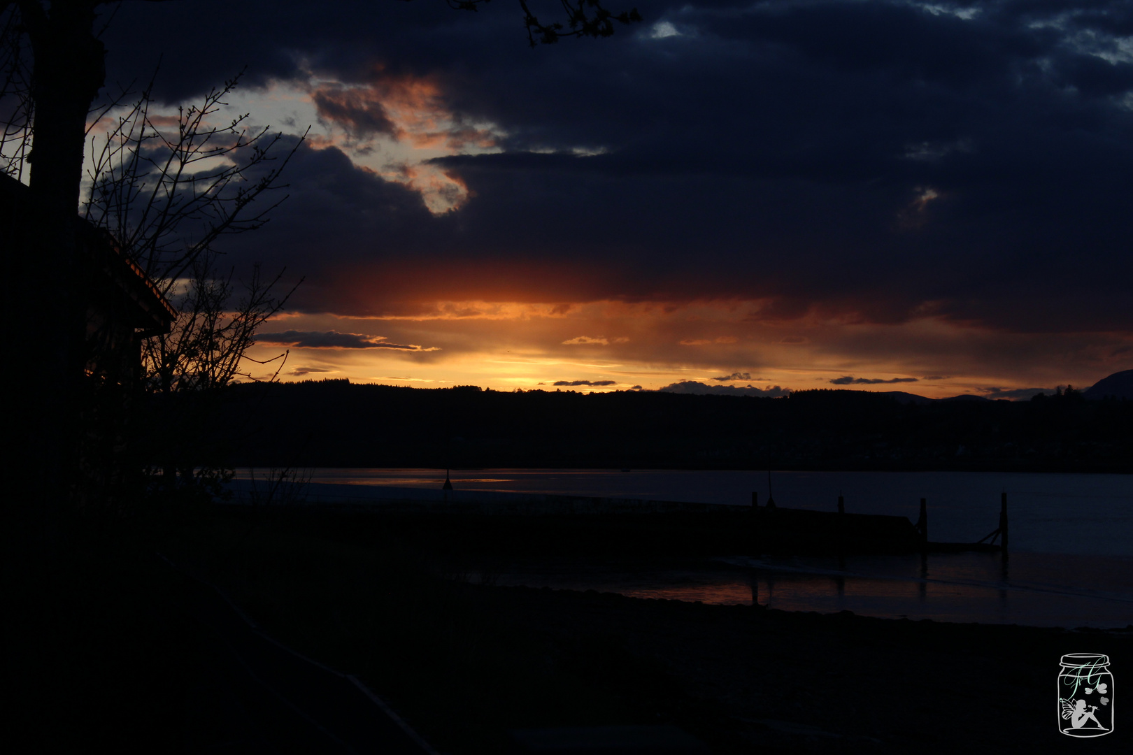 Sonnenuntergang in Inverness