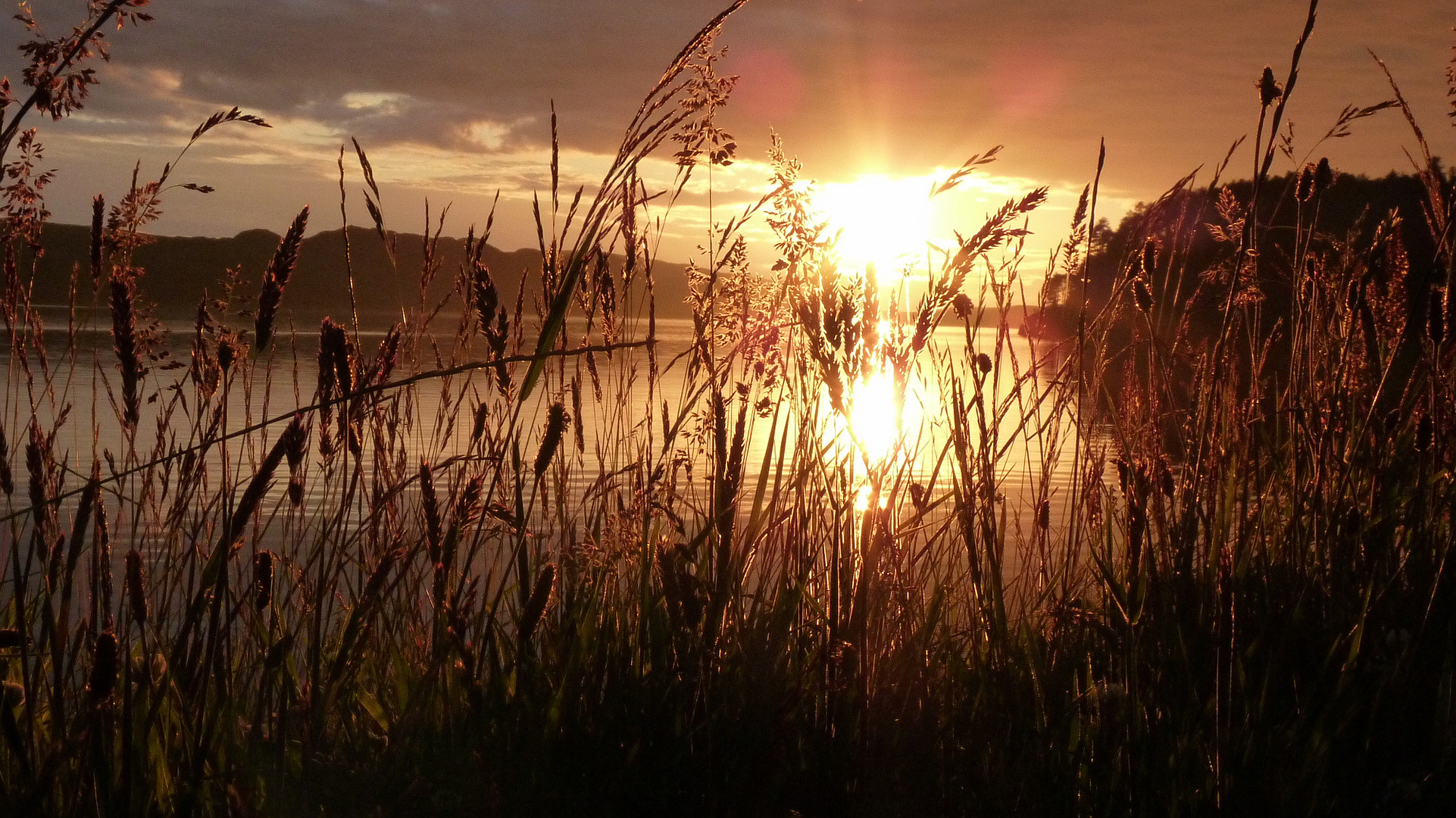 Sonnenuntergang in Inverwe (Schottland)