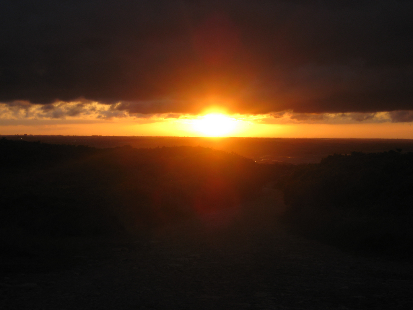 Sonnenuntergang in Irland 