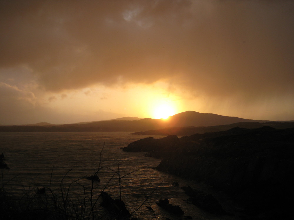 Sonnenuntergang in Irland