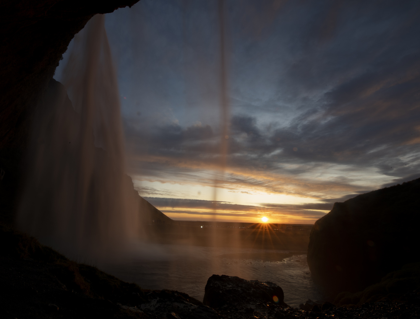 Sonnenuntergang in Island