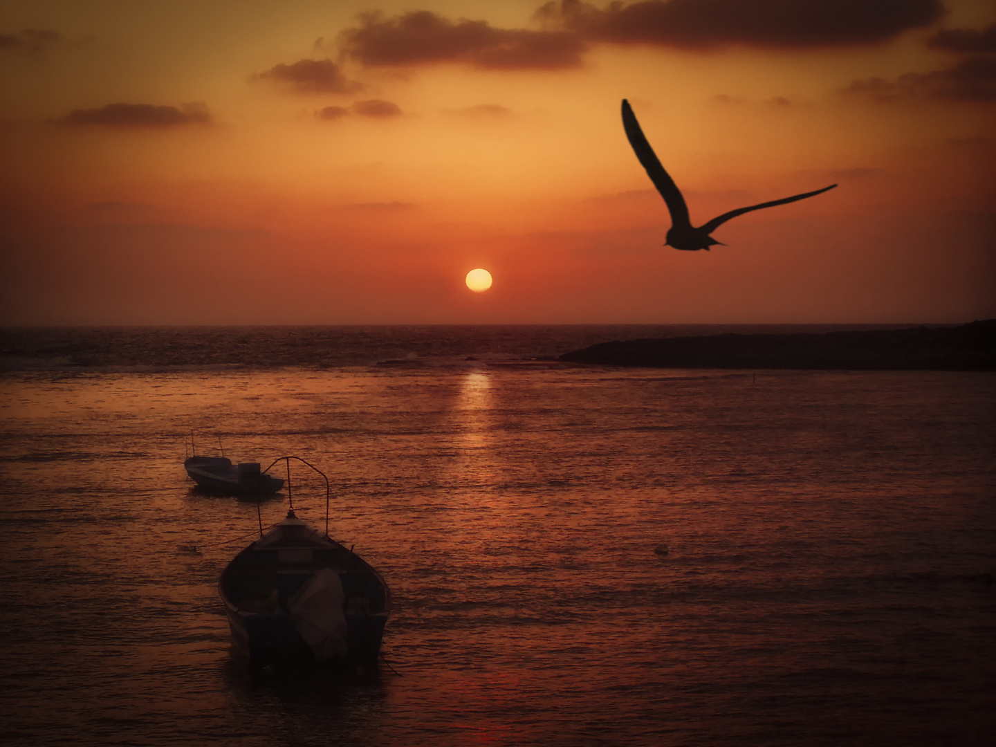 Sonnenuntergang in Israel