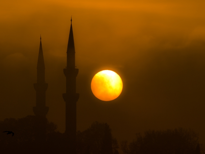 Sonnenuntergang in Istanbul