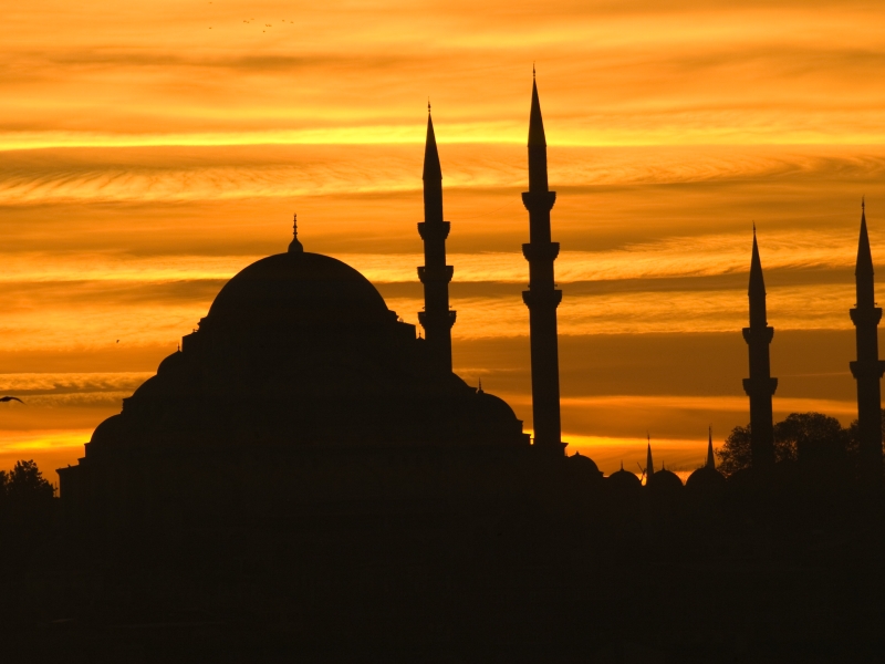 Sonnenuntergang in Istanbul