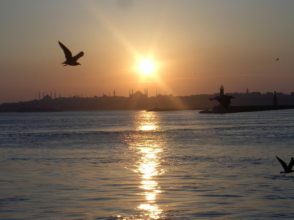 Sonnenuntergang in Istanbul