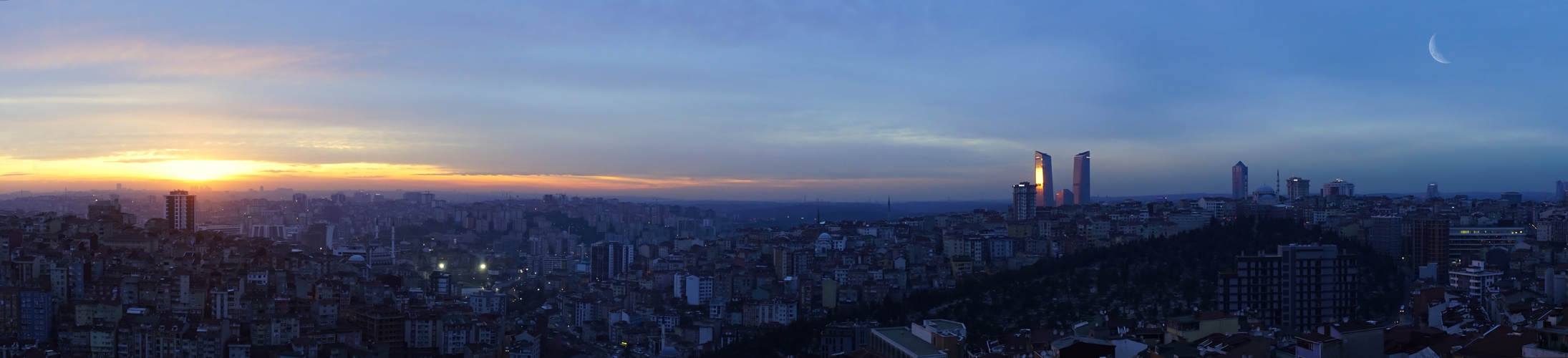 Sonnenuntergang in Istanbul