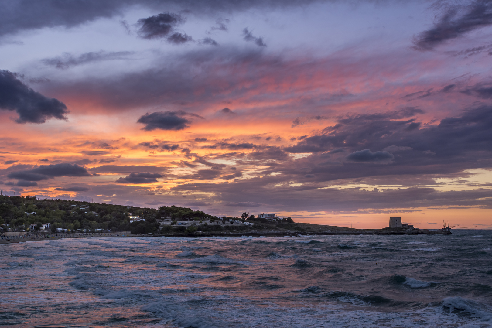 Sonnenuntergang in Italien