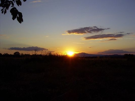 Sonnenuntergang in Italien